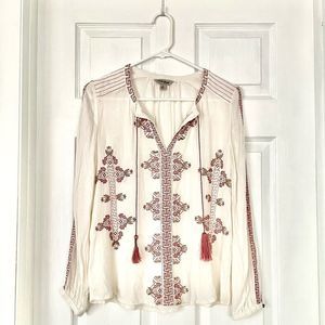 Linen Tibetan Style Blouse